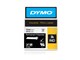 Papier, fotopapier en etiketten - DYMO Rhino Industrial Labels Permanent Polyester 19mm x 5.5m - Zwart on Wit - 18484