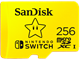 Geheugenkaart - SANDISK Nintendo Switch microSD - 100MB/s - 256GB - Mario edition - SDSQXAO-256G-GNCZN