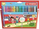 Hobby artikelen - STABILO Stroom fibre tip pen cardboard wallet of 24 pens washable Inkt cap off time 8 weeks - 280/24-01