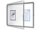 Conferentie & Presentatie - Nobo Display Case Glazed Int 8xA4 White - 1902559