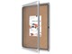 Conferentie & Presentatie - Nobo Premium Plus Afsluitbare Glazen Binnenvitrine Kurk 4xA4 - 1902561