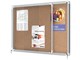 Conferentie & Presentatie - Nobo Afsluitbaar prikbord SlideDoor Kurk 8xA4 - 1915331