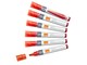 Conferentie & Presentatie - Nobo  Vloeibare Inkt Whiteboard Markers, Beitelvormige punt, Pak van 10 stuks Rood - 1915384
