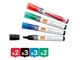 Conferentie & Presentatie - Nobo  Vloeibare Inkt Whiteboard Markers, Beitelvormige punt, Pak van 10 stuks Assorti - 1915386