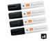 Conferentie & Presentatie - Nobo  Glide  Whiteboard Markers, Grote beitelvormige punt, Pak van 4 stuks Zwart - 1915388