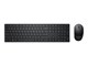Toetsenbord - Dell Pro - Keyboard and mouse set - Universal - Zwart - KM5221WBKB-INT
