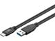 USB-kabel - Pro USB-A <-> USB-C - 3m - USB 3.0 - Zwart - PUSB3.2G1-AC-BLK-3M