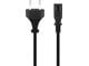 Voedingskabel (extern) - Pro Voedingskabel C7 (2 pins) - Zwart - 0.5m - Recht - 4040849973598