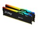 RAM - Kingston FURY Beast RGB DDR5-5600 - 16GB - CL40 - Dual Channel (2 pcs) - Intel XMP - Zwart met RGB - KF556C40BBAK2-16