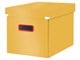 Archivering & Opslag - Leitz Click & Store Cosy Kubus Grote Opbergdoos Warm geel - 53470019