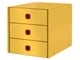 Archivering & Opslag - Leitz Click & Store Cosy Ladekast (3 laden) Warm geel - 53680019