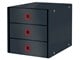 Archivering & Opslag - Leitz Click & Store Cosy Ladekast (3 laden) Fluweel grijs - 53680089