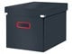 Archivering & Opslag - Leitz Click & Store Cosy Kubus Grote Opbergdoos Fluweel grijs - 53470089