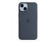 Mobiel - Covers & Cases - Apple iPhone 14 Silicone Case with MagSafe - Storm Blue - MPRV3ZM/A