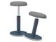 Ergonomie - Leitz  Ergo Cosy Actieve 2-in-1 Zit/Sta Kruk Fluweel grijs - 65180089