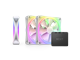 Case Fan - NZXT F120 RGB DUO 3-pack & RGB Controller - White - Case ventilator - 120mm - Wit met RGB-licht - 29 dBA - RF-D12TF-W1