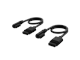 Case accessoires - Corsair iCUE LINK Slim Cable 200mm x2 (straight / slim 90° connectors) - CL-9011123-WW