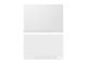 Tablet - Hoezen - Samsung Galaxy Tab S10+ / Tab S9+ / Tab S9 FE+ - Smart Book Cover - White - EF-BX810PWEGWW