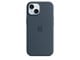 Mobiel - Covers & Cases - Apple iPhone 15 Silicone Case with MagSafe - Storm Blue - MT0N3ZM/A