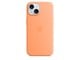 Mobiel - Covers & Cases - Apple iPhone 15 Silicone Case with MagSafe - Orange Sorbet - MT0W3ZM/A