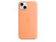 Mobiel - Covers & Cases - Apple iPhone 15 Plus Silicone Case with MagSafe - Orange Sorbet - MT173ZM/A