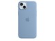 Mobiel - Covers & Cases - Apple iPhone 15 Plus Silicone Case with MagSafe - Winter Blue - MT193ZM/A