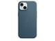 Mobiel - Covers & Cases - Apple iPhone 15 FineWoven Case with MagSafe - Pacific Blue - MT3G3ZM/A