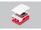 Case - Raspberry Pi 5 Case - Red/White - Case - Raspberry Pi - Wit - SC1159