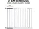 Babyspullen - Hauck Safety Gate Extension 21 cm dark grey - 597965