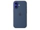 Mobiel - Covers & Cases - Apple iPhone 16 Silicone Case with MagSafe - Denim - MYY23ZM/A