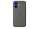 Mobiel - Covers & Cases - Apple iPhone 16 Silicone Case with MagSafe - Stone Gray - MYY33ZM/A