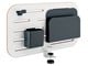 Bureau-accessoires - Leitz Ergo Klein Bureau Ophangbord, 42x25 cm - 65480000