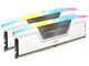 RAM - Corsair Vengeance RGB DDR5-6000 - 32GB - CL30 - Dual Channel (2 pcs) - AMD EXPO & Intel XMP - Wit met RGB - CMH32GX5M2B6000Z30W