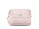 Overige persoonlijke verzorging - Karen Large toiletry bag in pink checkered quilt - 10073-35