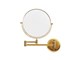 Make-up spiegels - UNIQ Wall Mirror with 10x Magnification in Gold - 7023-1