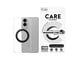 Mobiel - Covers & Cases - CARE by PanzerGlass Feature Case Transparent w. Black Kickstand & Qi Compatible Samsung S25 Edge - CR43380