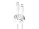 USB-kabel - empower by PanzerGlass Racing 240W USB-C to USB-C Cable | USB 2.0 | 1.2M | Silver White - EM77569