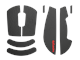 Muismat & accessoires - Pulsar Supergrip Grip Tape for Logitech G PRO X SUPERLIGHT & SUPERLIGHT 2 - SGLGS
