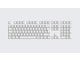Toetsenbord - Wooting PBT ISO (UK) & ANSI (US) Keycaps - Just White - Keycaps - Engels (US international) - Wit - KC3-USUK4-PDS-WH1