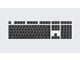 Toetsenbord - Wooting PBT ISO Keycaps - Just Black - Keycaps - Noords - Zwart - KC3-NR1-PDS-BK1