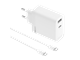 Mobiel - Adapters & Opladers - realme SUPERVOOC 80W Dual Ports GaN Adapter with Type-C Cable - White - 631451000024