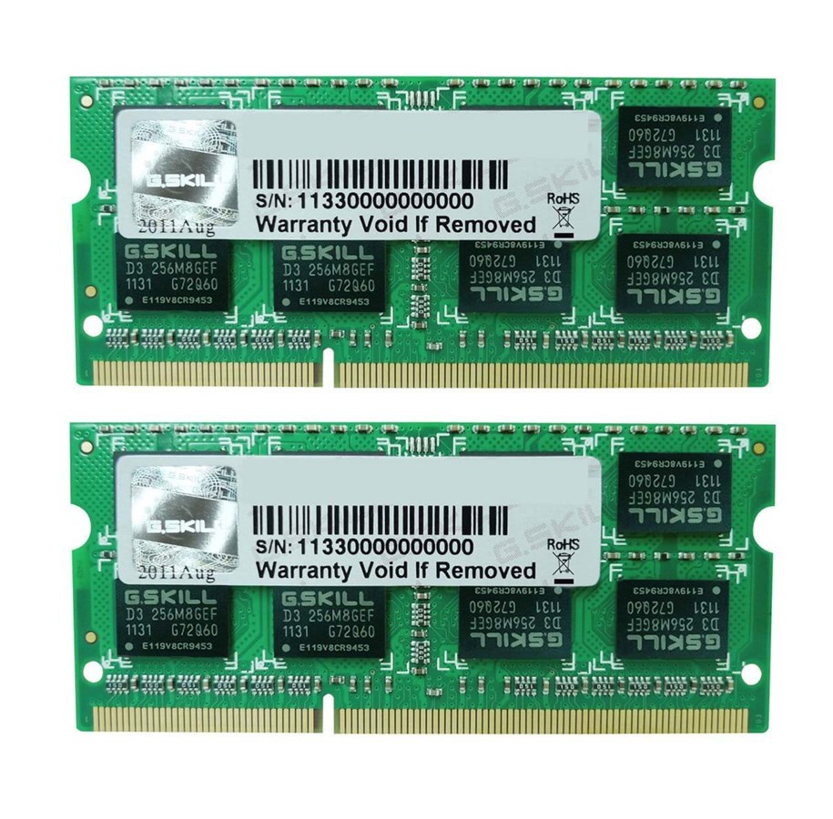 RAM - G.Skill Standaard SO DDR3-1600 DC - 16GB - F3-1600C10D-16GSQ