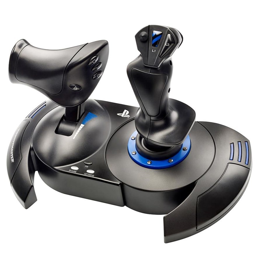 Gaming accessoires - Thrustmaster T-Flight Hotas 4 - Wired Flight Simulator Steering - Sony PlayStation 5 - 4160664