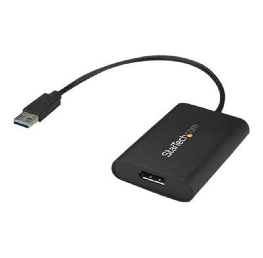 Beelscherm- en tv-kabel - StarTech.com USB to DisplayPort Adapter - USB 3.0 - 4K 30Hz - external video adapter - MCT T6-688L - black - USB32DPES2