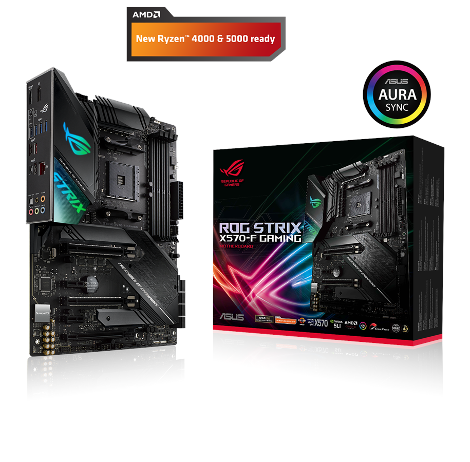 Moederbord - ASUS ROG STRIX X570-F GAMING Moederbord - AMD X570 - AMD AM4 - DDR4 RAM - ATX - 90MB1160-M0EAY0