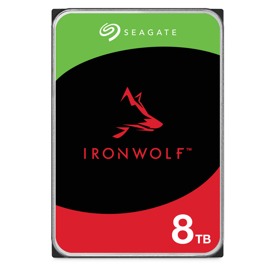 Harde schijf - Seagate IronWolf - 8TB - Harde schijf - ST8000VN004 - SATA-600 - 3.5" - ST8000VN004