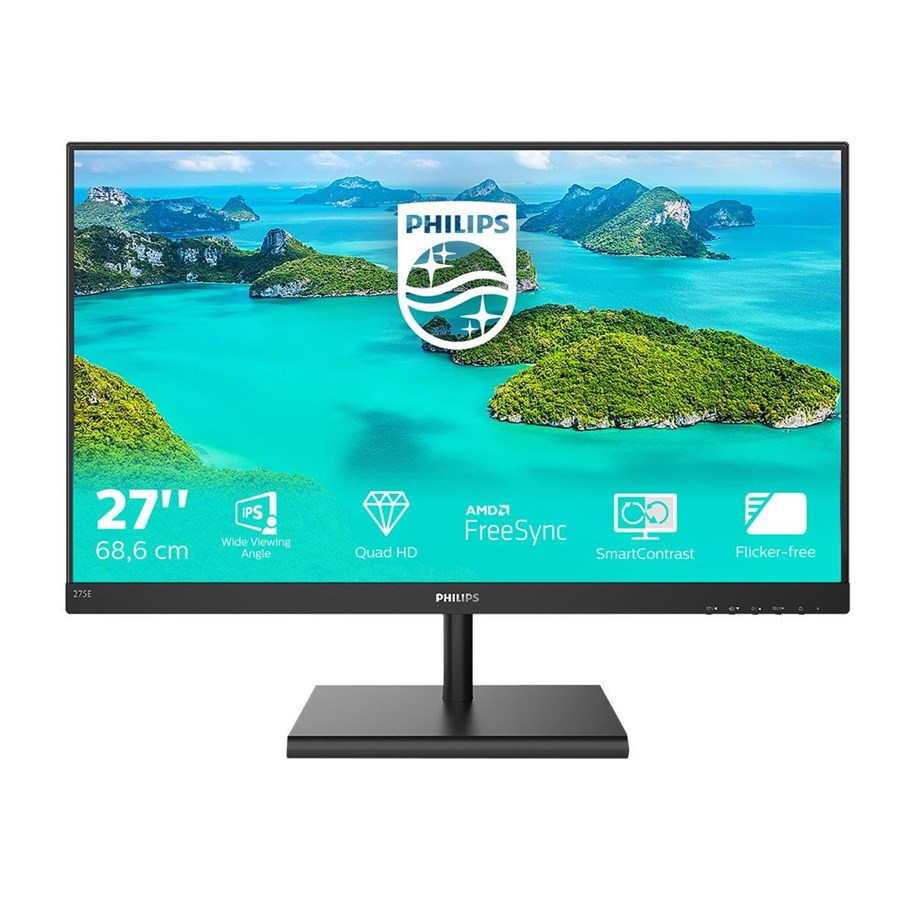 Scherm - 27" Philips E-line 275E1S 2560x1440 - IPS - 275E1S/00