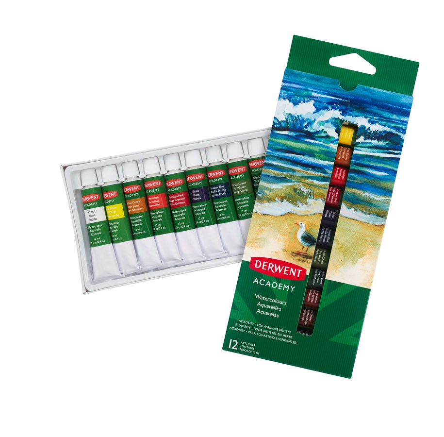 Hobby artikelen - Derwent WATER COL. PAINT 12X12ML - 2302404