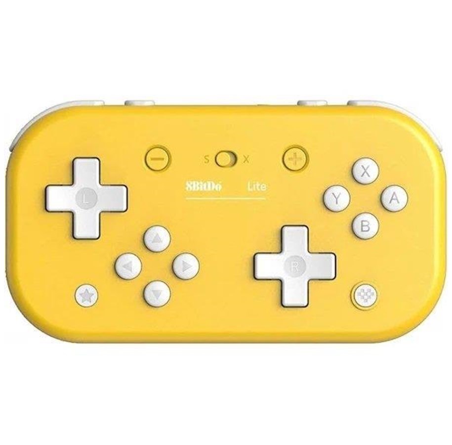 Gaming accessoires - 8BitDo Lite BT Gamepad - Yellow - Wired Controller - Nintendo Switch - 6922621501084