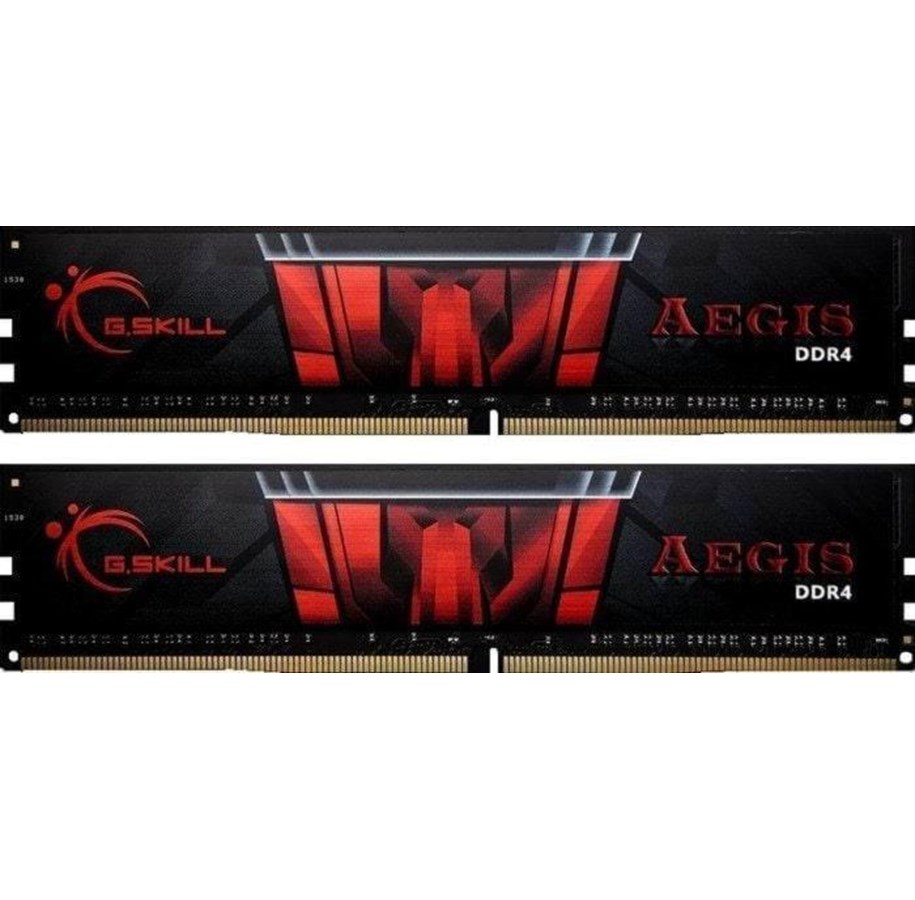 RAM - G.Skill AEGIS DDR4-3200 - 16GB - CL16 - Dual Channel (2 pcs) - Intel XMP - Zwart - F4-3200C16D-16GIS